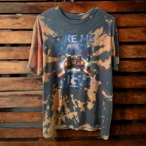 Back to the Future Bleeched Throwback Tee